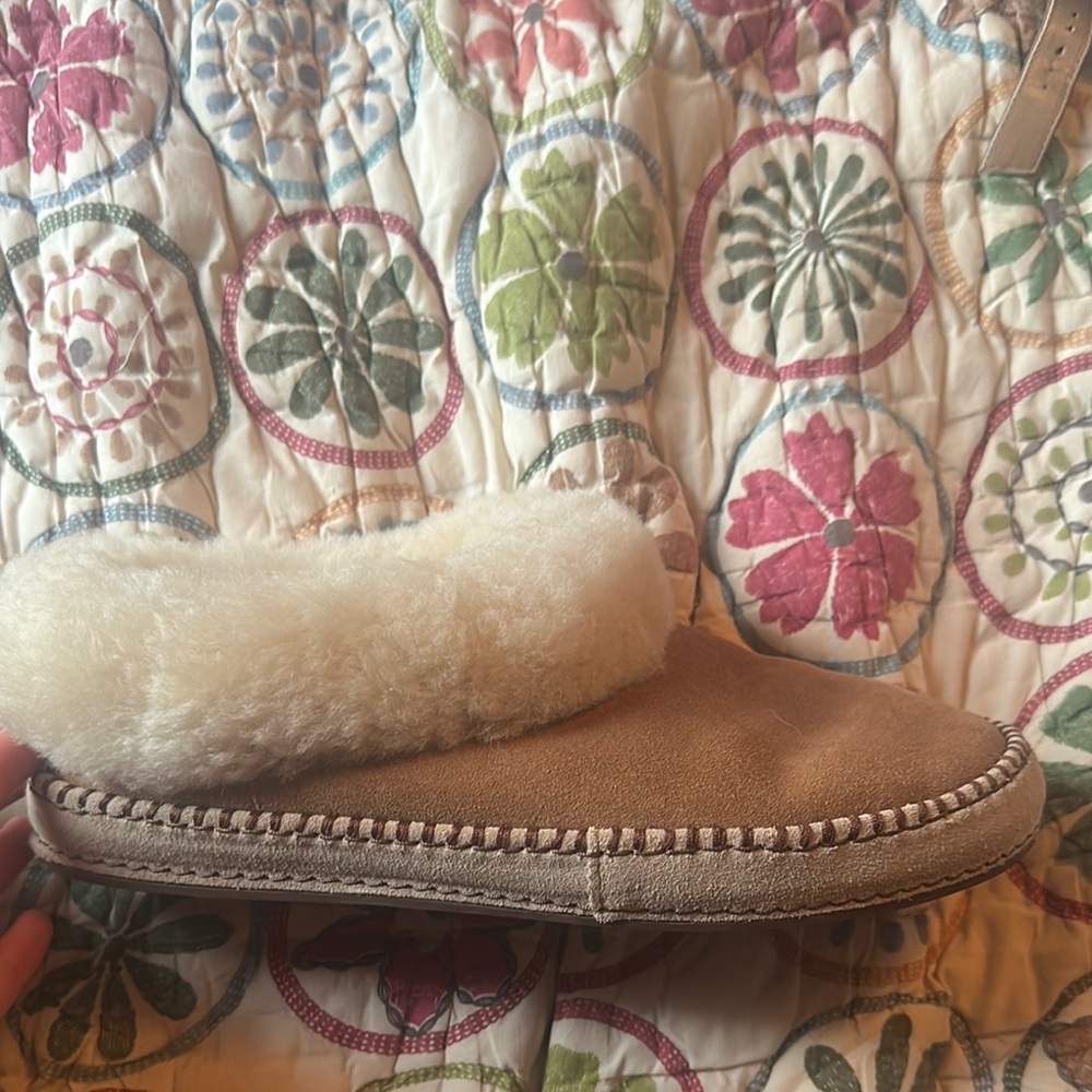 UGG Tan Slippers with Cream Lining